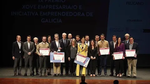 Entrega de los XI Premios Empresario e Iniciativa emprendedora de Galicia.