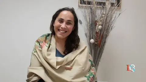 María del Himalaya, en Vigo, el pasado mes de febrero, en el colegio san José de Cluny. 