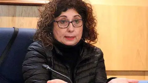 A alcaldesa do Porriño, Eva García. 