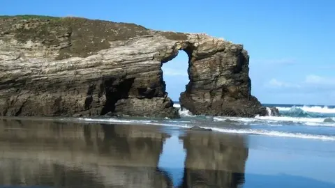 Praia das Catedrais. 