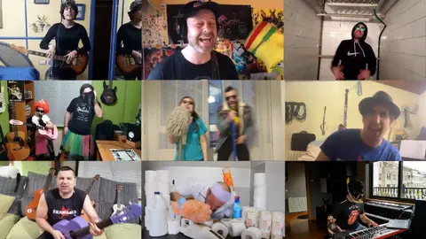 Dez mil reproducións nunha hora, o tema musical “Estou na corentena” revoluciona as redes sociais.