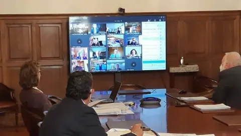 El Consejo de Administración de la Autoridad Portuaria de Vigo se celebró esta mañana por videoconferencia