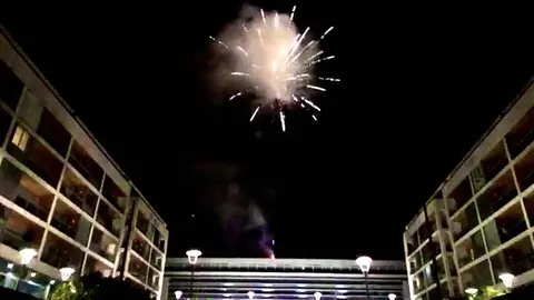 Fuegos de artificio para homenajear el eascenso del Futebol  frente a la vizelense Casa do Cocelho. 