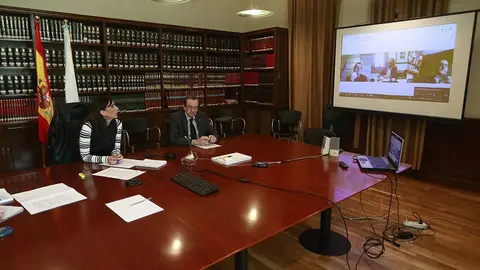 Carmen Pomar anuncioullo hoxe aos reitores das tres universidades galegas.