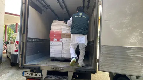 Portalconsa fue una de las empresas que donaron alimentos. 