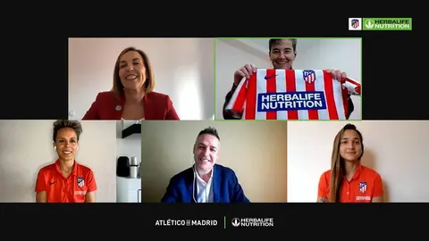 El acto de renovación -debido al confinamiento- se realizó digitalmente y contó con la participación de la directora general de Herbalife Nutrition España, Tara López; la presidenta del Atlético de Madrid Femenino, Lola Romero; y las jugadoras Amanda Sampedro y Deyna Castellanos.