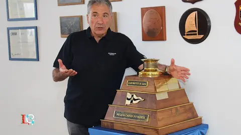 Enrique Tostado, presidente del Club Náutico de Sada. 