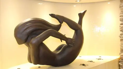 Escultura del crucero MSC Preciosa. ROBERTO LEDO. 