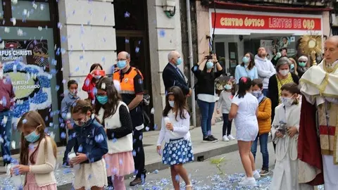 Una imagen de la procesión de este año 2020. ARCHIVO. 