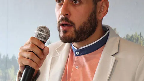 El director de la Mit de Ribadavia, Roberto Pascual. 