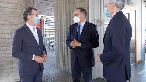 El presidente de la Xunta asistió esta mañana a la presentación del proyecto Infraestructura logística 4.0 de Ceaga