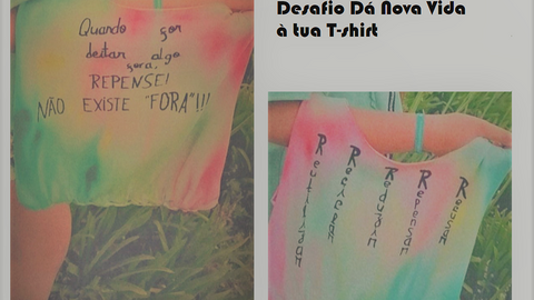 Primer premio de Da vida á tua nova. T-shirt.