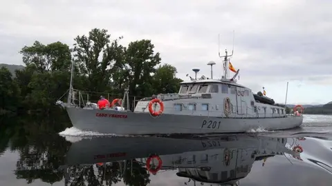 El patrullero 'Cabo Fradera'.
