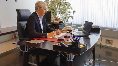 El conselleiro de Economía, Empleo e Industria, Francisco Conde.