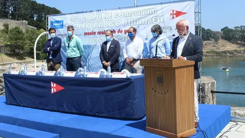 José Luis Álvarez, presidente del MRCYB, en la presentación del 45º Conde de Gondomar. © LETICIA ACERO. 