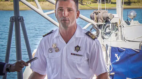 O Capitão-de-Fragata Pedro Miguel Cervaens Costa.