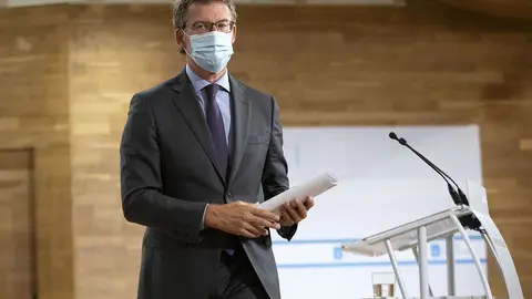 O titular do Goberno galego mantivo hoxe unha videoconferencia co Goberno central e os outros presidentes autonómicos.