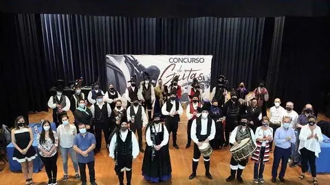 O grupo de Gaitas Avelaíña, da localidade coruñesa de Teo.