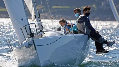 El Okofen de Javier de la Gándara firmó un pleno de tres victorias en las tres pruebas celebradas. JOSÉ RAMÓN LOURO. 