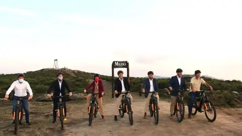 Rita Marques realizou passeio de bicicleta elétrica.