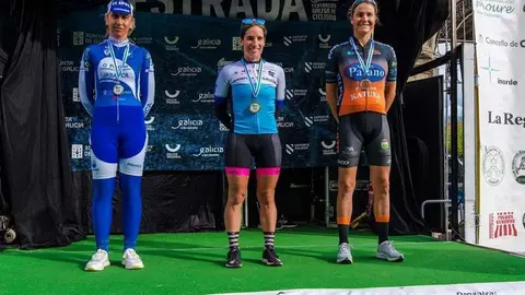 Aida Valiño, campeona élite de Galicia y Chus Barros, subcampeona.