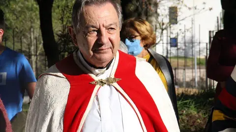 Don Manuel de Santiago, párroco de Goián, Tomiño.