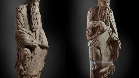 Las figuras de Abraham e Isaac disfrutan de la máxima protección gracias a su declaración BIC por parte de la Xunta en 2019, lo que obliga a los titulares a informar previamente de cualquiera traslado y de las condiciones de conservación y seguridad.