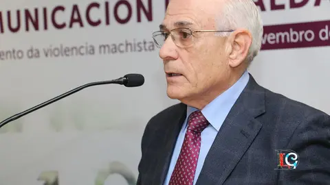 Arturo Maneiro durante una intervención en unas jornadas de Violencia de Género. 
