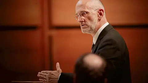 El Maestro Timothy Brock, experto en la música de Chaplin.