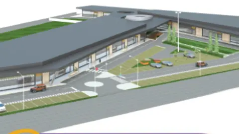 Área total: 14.300 m2. Área comercial: 9.000 m2. Área de Estacionamento: 280. En Arconcelo, Ponte de Lima. 