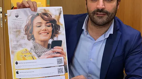 David Alonso, concelleiro de Novas Tecnoloxías.