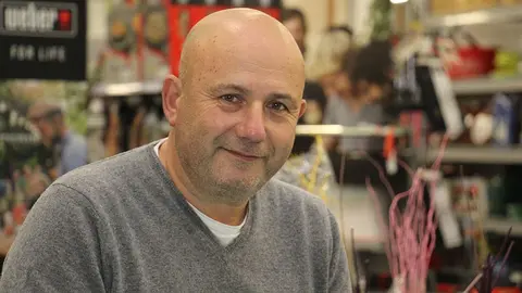 Venancio Outeda, en Viveiro O Piñeiro. 