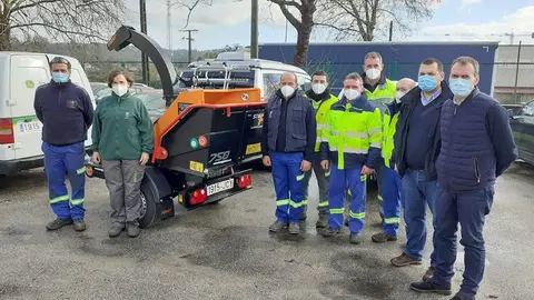 Unha das actuacións financiadas coa achega da Xunta destinada ao fomento da compostaxe municipal.