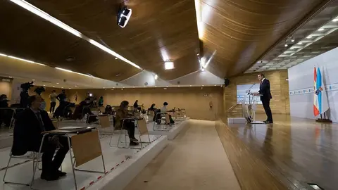 “En definitiva, toca un esfuerzo más y un nuevo ejercicio de especial responsabilidad”, dice Feijóo, insistiendo en la necesidad de reducir los contactos para doblegar la curva y reducir, entre todos, la presión asistencial.