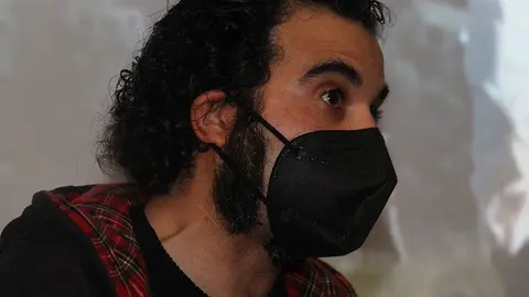 O biógrafo Fernando Fernández Rego, en Santiago, a principios de decembro do 2020.