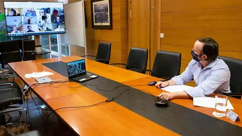 O director xeral de Atenci&oacute;n Integral Sociosanitaria, Ant&oacute;n Acevedo.