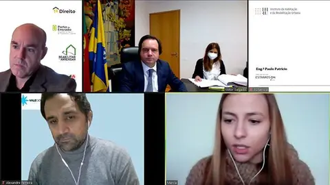 o Presidente da Câmara Municipal reuniu com o IHRU - Instituto da Habitação e da Reabilitação Urbana.