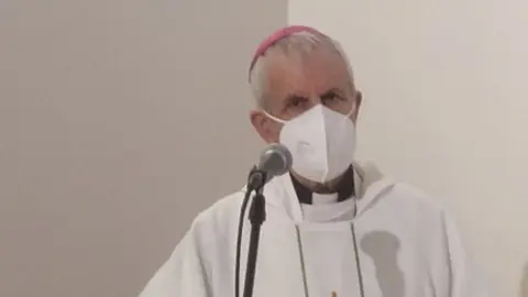 Luis Quinteiro, obispo de Tui-Vigo. ARCHIVO DL-G.