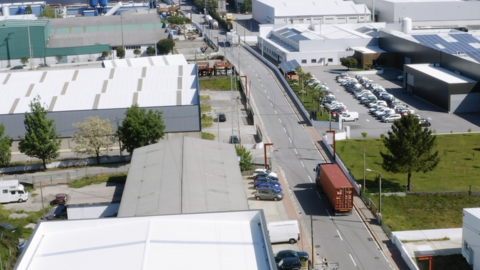 Zona Industrial de Cerveira. 