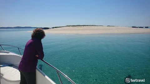 Isla Areoso en la ría de Vilagarcía. 