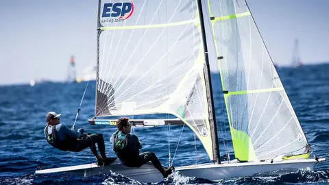 49er.- Diego Botín y Iago López-Marra. MARÍA MUIÑA/RFEV.