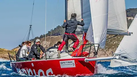 La tripulación portuguesa del Marías está liderada por Manel Marías. © ROSANA CALVO.