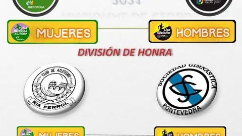 Serán catro os equipos galegos quenes den comezo as súas competicións tanto na División de Honra como Primeira División.