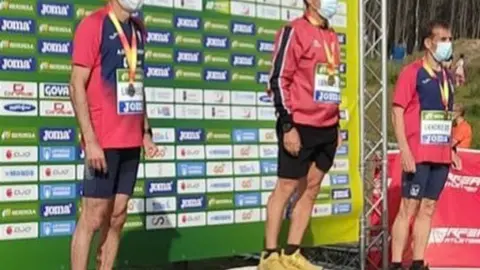 Jose Benito Gómez, bronce no Campionato de España de Montaña.