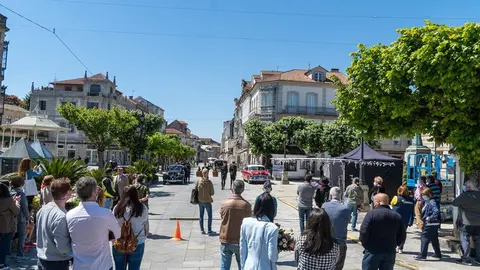 Rodaje de la serie 'Un Asunto Privado' de Bambú Produccións, dirixida por David Pinillos e María Ripoll.