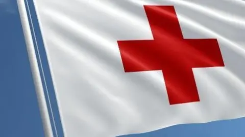 Bandera de la Cruz Roja. 