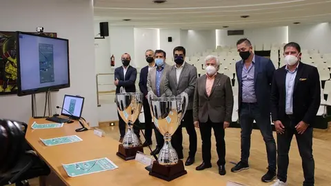 Acto de presentación del campeonato final de la 4ª Copa Galicia de Hockey hierba.