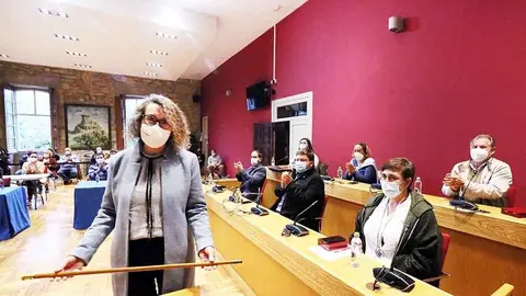 Cristina Fernández Davila, nova alcaldesa de Ponteareas.