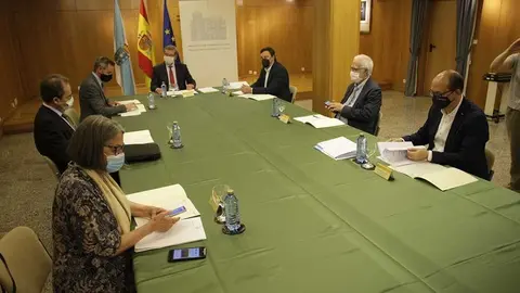 El secretario general de Cultura, Anxo M. Lorenzo, particip&oacute; hoy en la Comisi&oacute;n de Seguimiento sobre el futuro de Meir&aacute;s integrada por las administraciones implicadas en el proceso judicial.