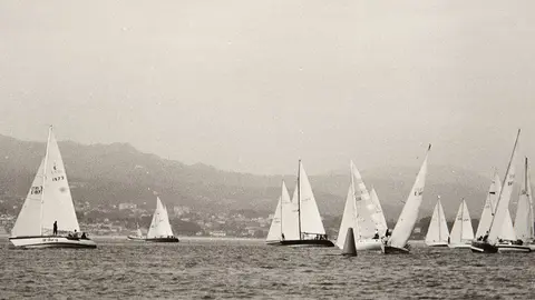 El VII Trofeo Conde de Gondomar se celebró en 1982 con victoria del Vento de Manuel Fernández . ARCHIVO MRCYB.